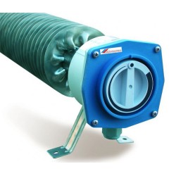 Radiateur ailettes inox 409-2000W-230V/400V3(N)-IP66/67-L1040mm-thermostat 5à30D