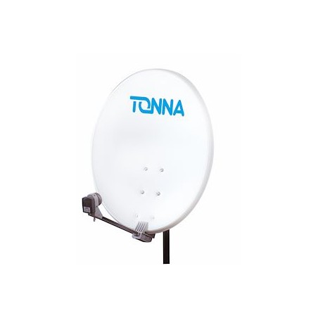 Parabole acier électrozingué - ø80cm + 1 lnb facteur bruit 0,2db (d: 74 x 82 cm)