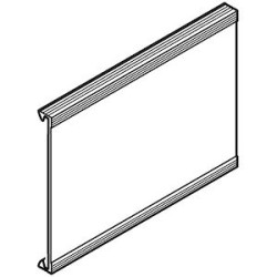 Couvercle complémentaire largeur 80mm - Longueur 2m - Pour goulottes Segma 80mm