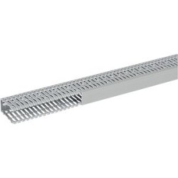 Goulotte Segma 40mmx80mm - Pas de 6mm à 6,5mm - 1 couvercle - Longueur 2m - PVC