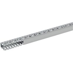 Goulotte Segma 25mmx40mm - Pas de 6mm à 6,5mm - 1 couvercle - Longueur 2m - PVC