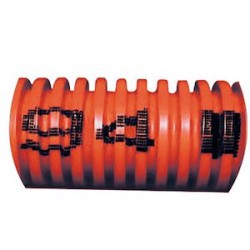 Conduit ICTA TurboGliss D20mm courant fort - tire-fils et marquage RAL8014
