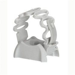 Clipsoconduit gris RAL7035 extensible pour conduit IRLD16 et D20mm