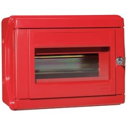 Coffret de sécurité Plexo équipable IP55 IK07 de capacité 9 modules