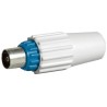 Fiche télévision coaxiale normalisée mâle D9,52mm
