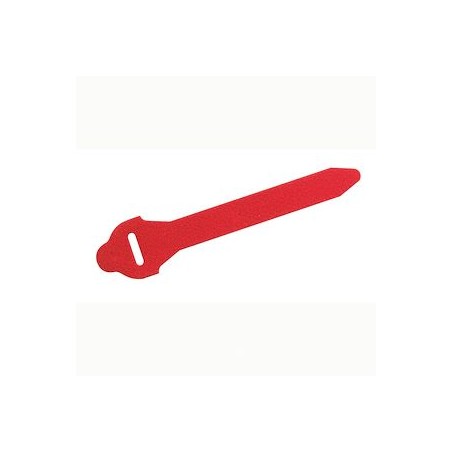 Collier auto-agrippant rouge largeur 16mm et longueur 300mm