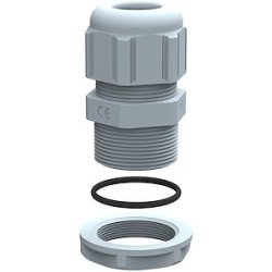 Presse-étoupe plastique IP68 PG7 - RAL7001