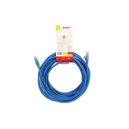 Cordon Ethernet Cat.6 U/UTP PVC - Longueur 10m