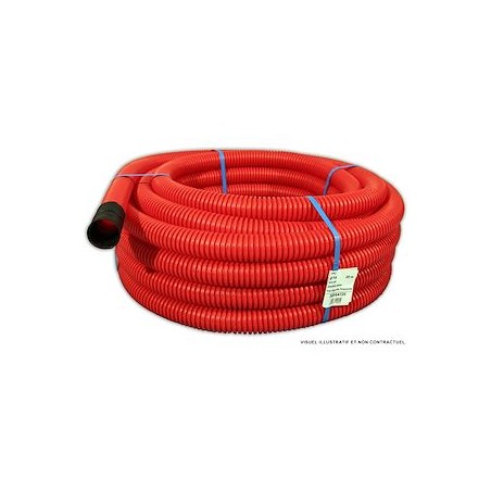 tpc rouge 40/25 - fourreaux pour la protection des réseaux