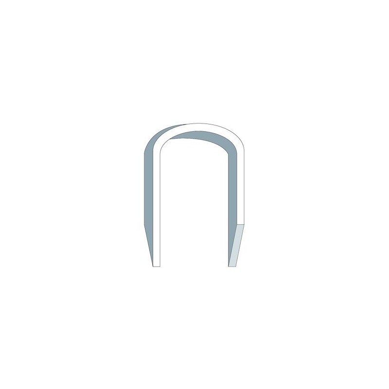 Agrafe câble diam 6mm, boite 5500 pièces, long 14mm