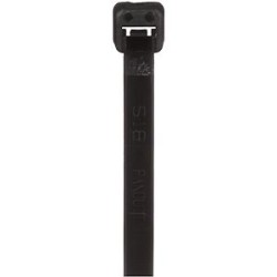 Collier PLT,188X4,8mm,PA 6.6,Noir UV,Cdt:100 (sachet)