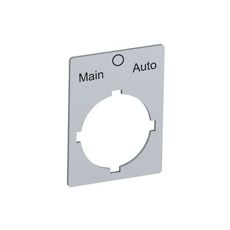 Etiquette Pour Boutons Et Voyants [Main O Auto]