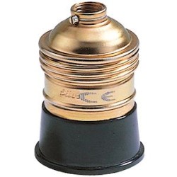 Douille acier laitonné E27 M11