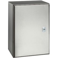 Coffret Atlantic inox 304L vertical avec 1 porte IP66 IK10 - 600x400x250mm