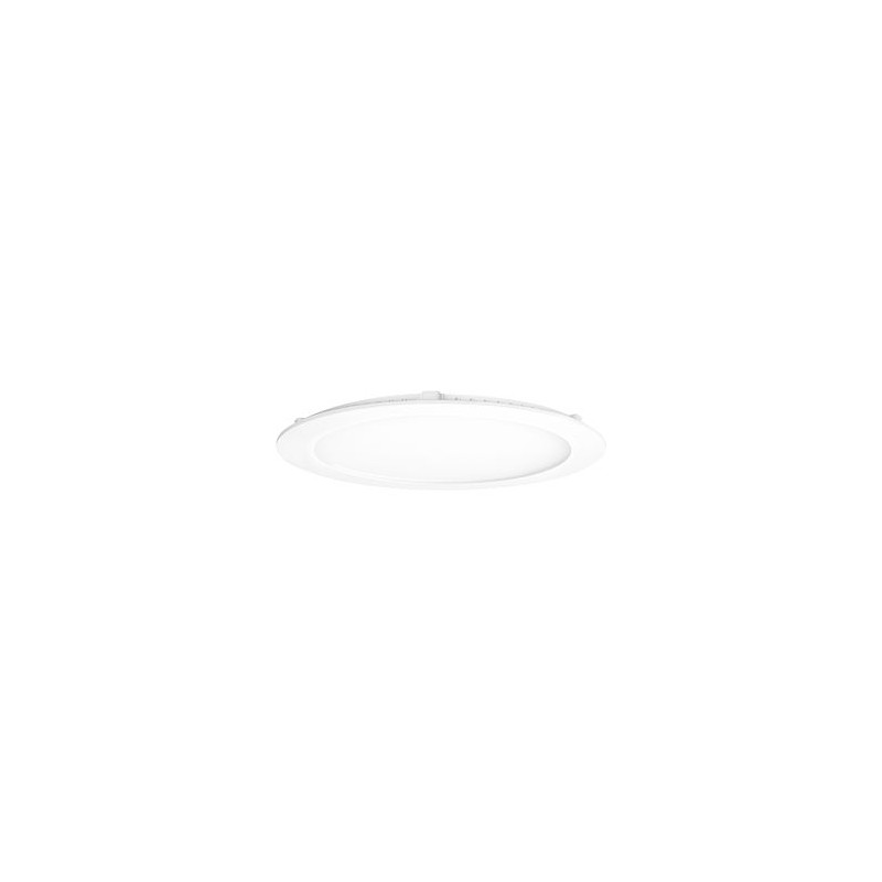 Downlight FLAT CCT plat rond fixe blanc 110DEG LED 20,4W 2400lm 3000/4000K