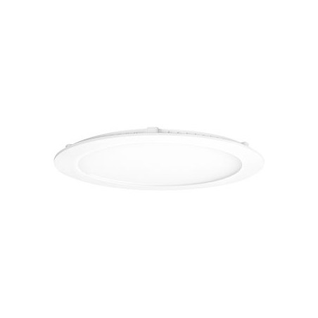 Downlight FLAT CCT plat rond fixe blanc 110DEG LED 20,4W 2400lm 3000/4000K