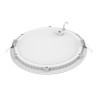 Downlight FLAT CCT plat rond fixe blanc 110DEG LED 20,4W 2400lm 3000/4000K
