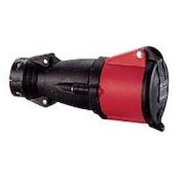 Prise mobile Hypra IP44 32A - 380V~ à 415V~ - 3P+N+T - caoutchouc