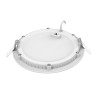 Downlight FLAT CCT plat rond fixe blanc 110DEG LED 11,4W 1250lm 3000/4000K