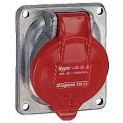 Prise fixe Hypra IP44 63A - 380V~ à 415V~ - 3P+N+T - métal