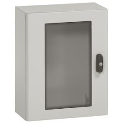 Coffret métal - porte vitrée Atlantic métal IP66 IK10 - 800x600x300mm - RAL7035
