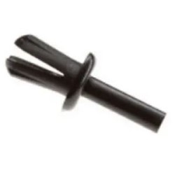 Rivet plastique fixation colliers + goulotte plaque pleine Dperçage 5,5mm-6mm