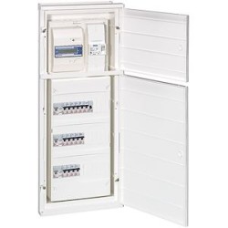 Bac encastrement isolant faible prof pour GTL pour coffret 3 rangées + platine