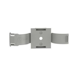 Attache par Vis M3,Réglable et détachable,diamètre de 4,8 à 17,5mm,Gris,Cdt.25