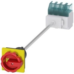 Inter- sect.3LD, Interrupteur arrêt urgence, 4 poles, Iu :32 A