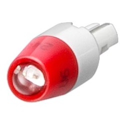 Lampe LED jaune. 24 Vdc.W2x4,6D