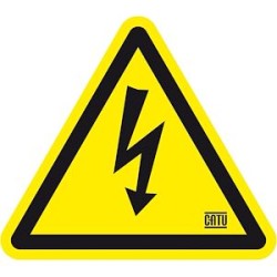 etiquette autocollante 'eclair'