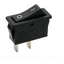 RL13W-11-C-2-BK/BK-P1 : interrupteur ON-OFF unipolaire pour découpe 30x11mm