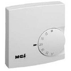 RTBSB-001.500 : thermostat 2 fils +5..+30DEGC. Contact 1NO 1,5A