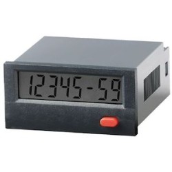 CODIX 134 10...260 VAC/CC : compteur horaire électronique format 24x48mm.
