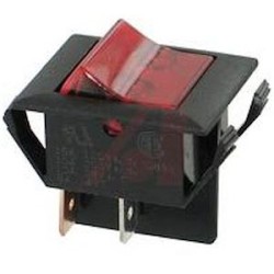 1610 N B5 250V N/KR : interrupteur ON-OFF bipolaire, découpe 27,2x22,2mm