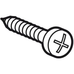 Vis autoforeuse-taraudeuse CBL Z 5,5x19 - fixation appareillage sur plaques