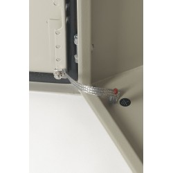 Tresse de masse pour coffret ou armoire - capacité 6mm²