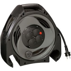 Enrouleur de chantier grande capacité 4x2P+T et 50m de câble 3G 1,5mm²