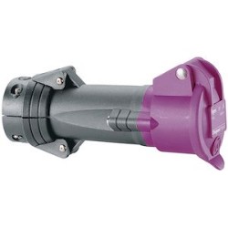 Prise mobile Hypra IP44 TBT 16A - 20V~ à 25V~ - 2P - plastique