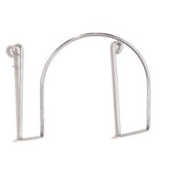 Support flexible en métal chromé