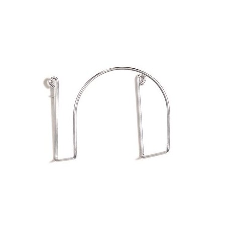 Support flexible en métal chromé