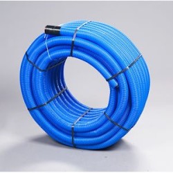 Fourreau de protection réseaux d'eau potable DN40 - Couleur bleu - Couronne 50m