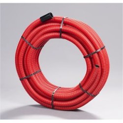 JANOFLEX Fourreau de protection TPC D50 - Couleur rouge - Couronne 25M