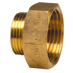 Mamelon réduit 246G F1'1/4 M3/4' Raccord LAITON à visser