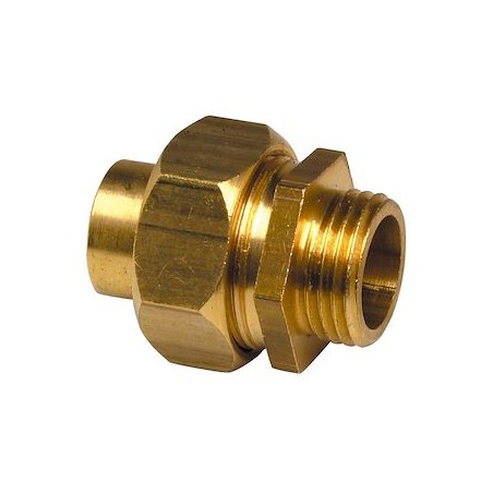 Union Droit 341GC CU 28 M1' Raccord LAITON Fer Cuivre