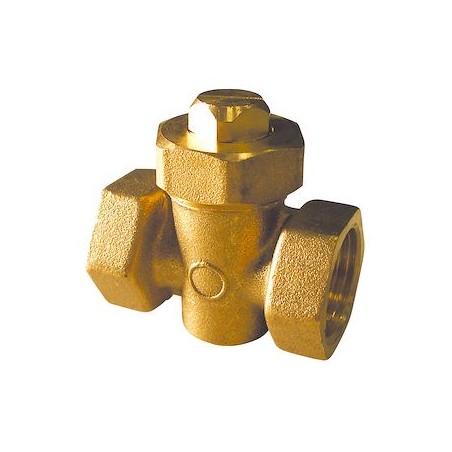 Robinet Boisseau Laiton 3/4'FF pour vidange / 7 bar 90DEGC