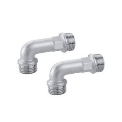 Coude 90DEG Chr 1/2'MM.Dint14,5 robinet de radiateur Code Usine 459003