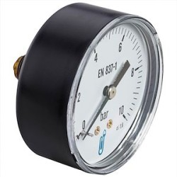 Manomètre D50 Axial 0-4 bar 1/4'M ABS code usine 1162RA12D THB THL