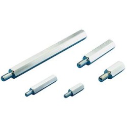 Entretoise métal, filetage M6, 30 mm