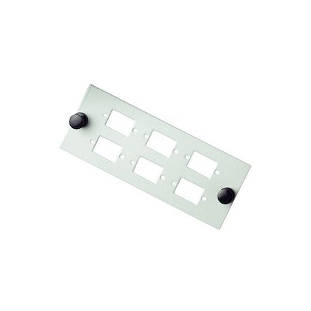 Module à équiper pour 6 raccords SC splx/LC duplex - Gris pour BOXOPTIC/COFOPTIC